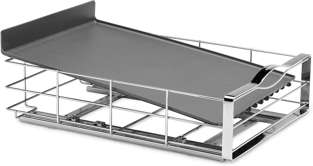 simplehuman, 35cm, herausziehbarer Schrank-Organisator B 35 cm x H 15,2 cm x L 50,8 cm Grau, B 35 cm