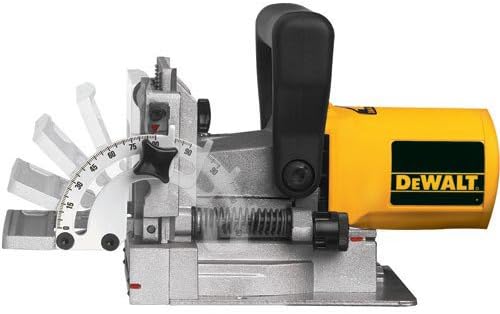 Dewalt 600 Watt Lamellendübelfräse DW682K (zum Erstellen von Flachdübelverbindungen in Holz u. Holzw