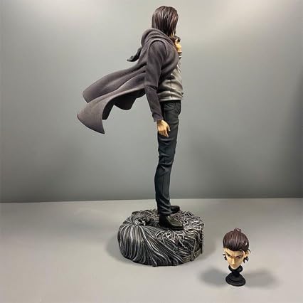 Jilijia Anime Figur Statue - 30cm Eren Jaeger Stehende Position Austauschbare Kopf Modell PVC Figur