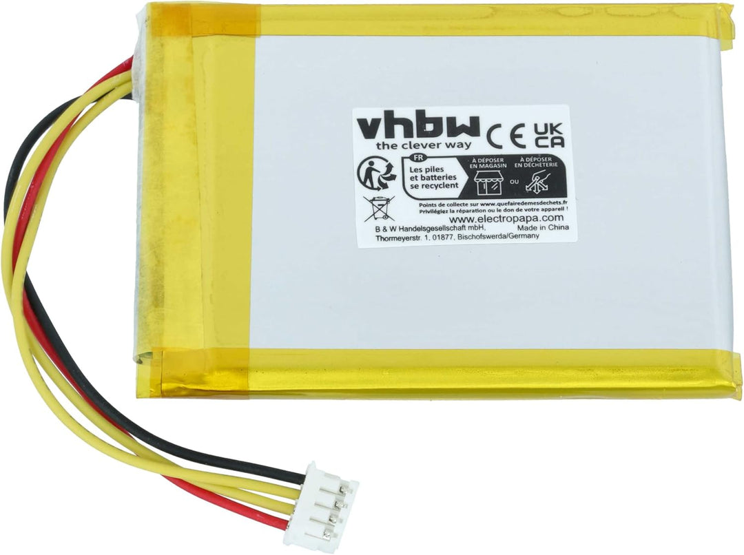 vhbw Akku kompatibel mit JBL Go 2H, 2 Lautsprecher Boxen Speaker (730mAh, 3,7V, Li-Polymer)