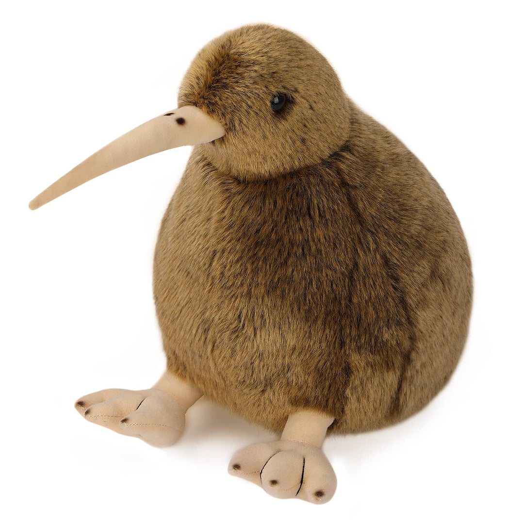 Kiwi-Vogel-Plüschtier, Kuscheltier, pelzige Kiwi-Plüschpuppe, weich, flauschig wie EIN echter Vogel,
