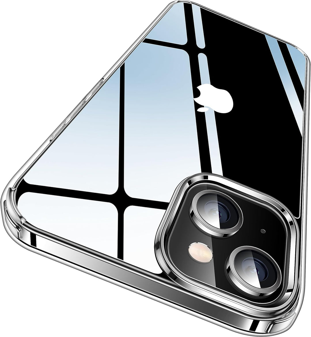 CASEKOO Crystal Clear für iPhone 13 Hülle, iPhone 14 Hülle, [Nie Vergilbung] [Unzerstörbarer Militär