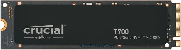 Crucial T700 4TB Gen5 NVMe M.2 SSD - Bis zu 12.400 MB/s - DirectStorage-fähig - Gaming, Fotografie,