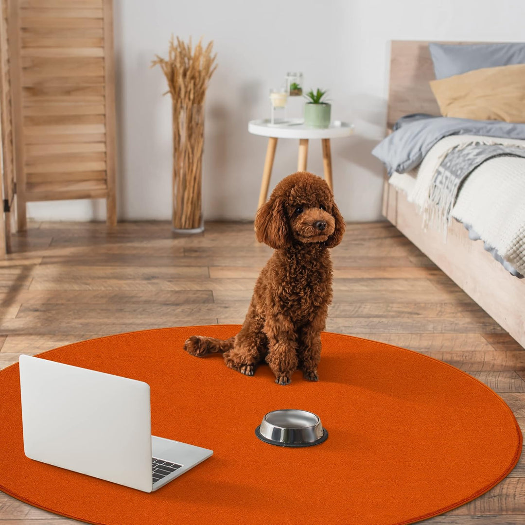Impression Kurzflor-Wohnzimmerteppich - Schlichte Moderne Teppiche für Schlafzimmer, Büro, Flur, Küc