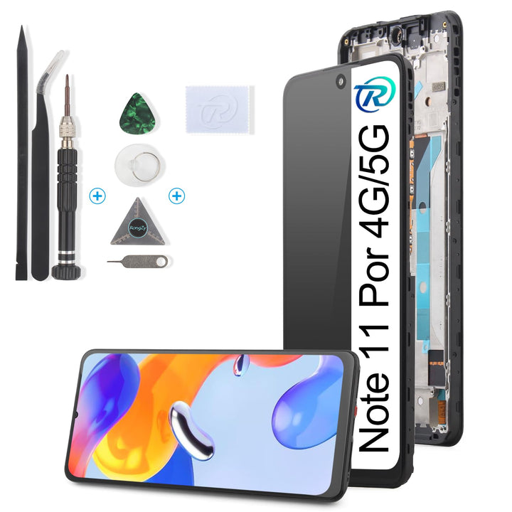 RongZy für Xiaomi Redmi Note 11 Pro LCD Bildschirmersatz für Redmi Note 11 Pro 5G Touchscreen Digita