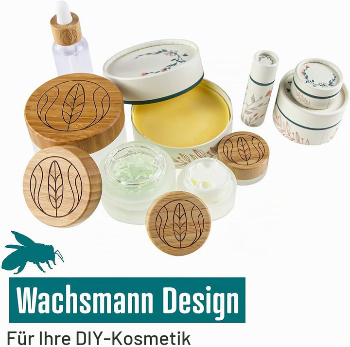 Wachsmann - leere Lippenstifthülsen - Lippenbalsam Behälter aus Pappe - 10 Stück | 10 ml Lippenstift