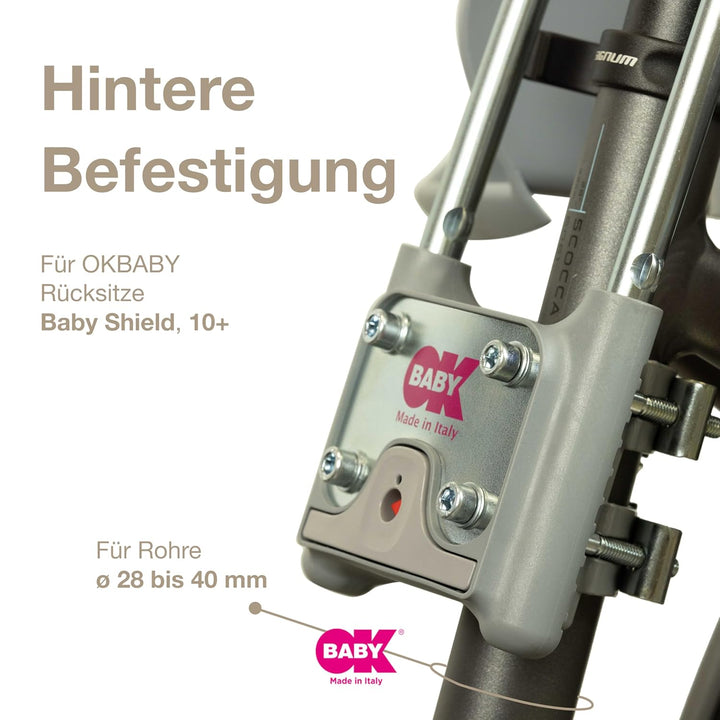 OKBABY - Zusätzliche Halterungen für Fahrradsitze - für OKBABY Baby Shield und 10+