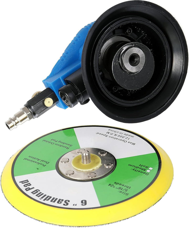 TC Technic PRO Exzenterschleifer Schwingschleifer Pneumatisch Poliermaschine 150mm Set2, Set2
