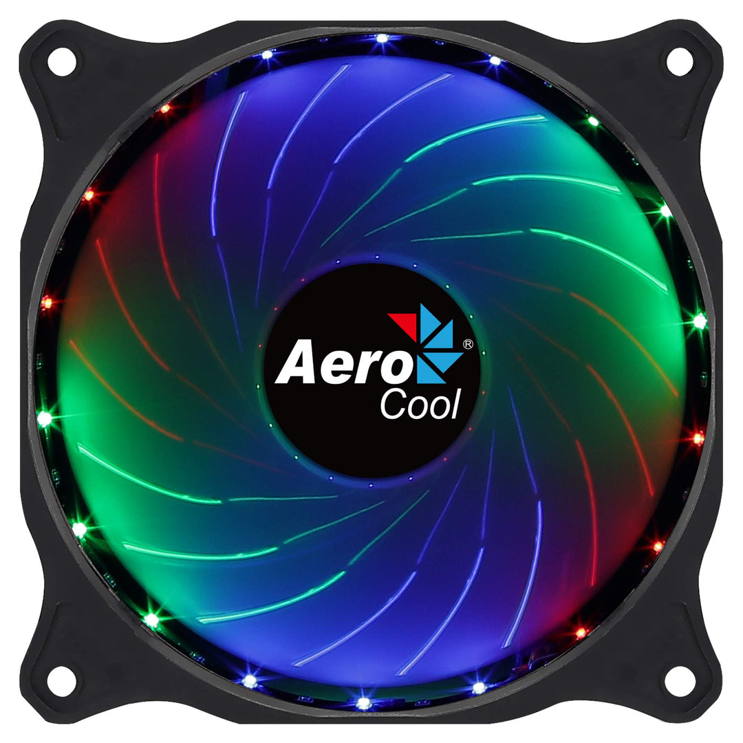 AEROCOOL COSMO12FRGB, lüfter 12 cm Molex Steckerrgb LED Beleuchtung fest [, COSMO12FRGB
