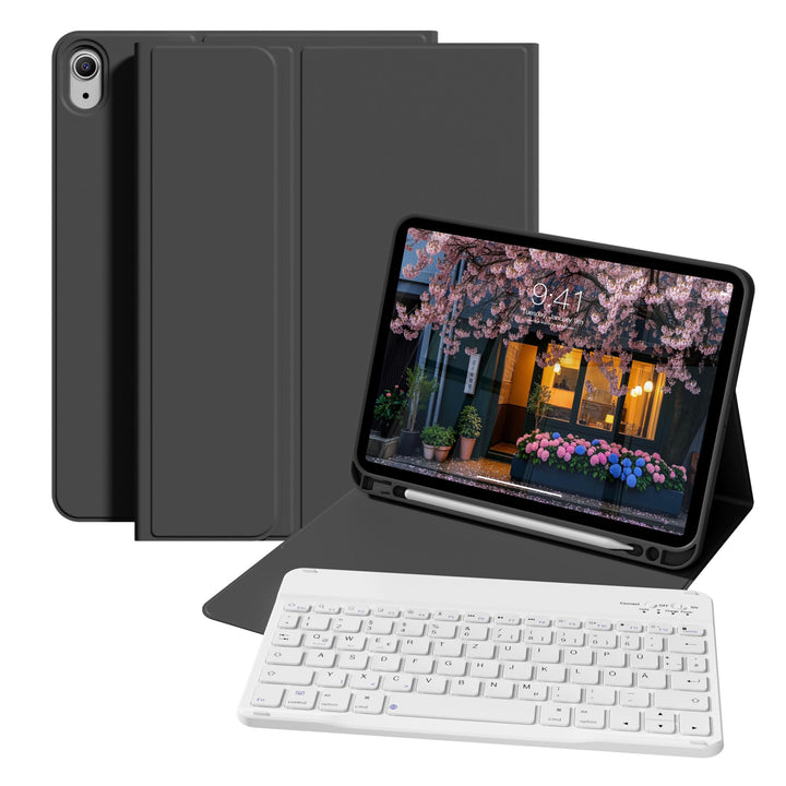 ZOPSGYU Hülle mit Tastatur für iPad (A16) 11/10 Generation (2025/2022, 11/10.9 Zoll), Schutzhülle mi