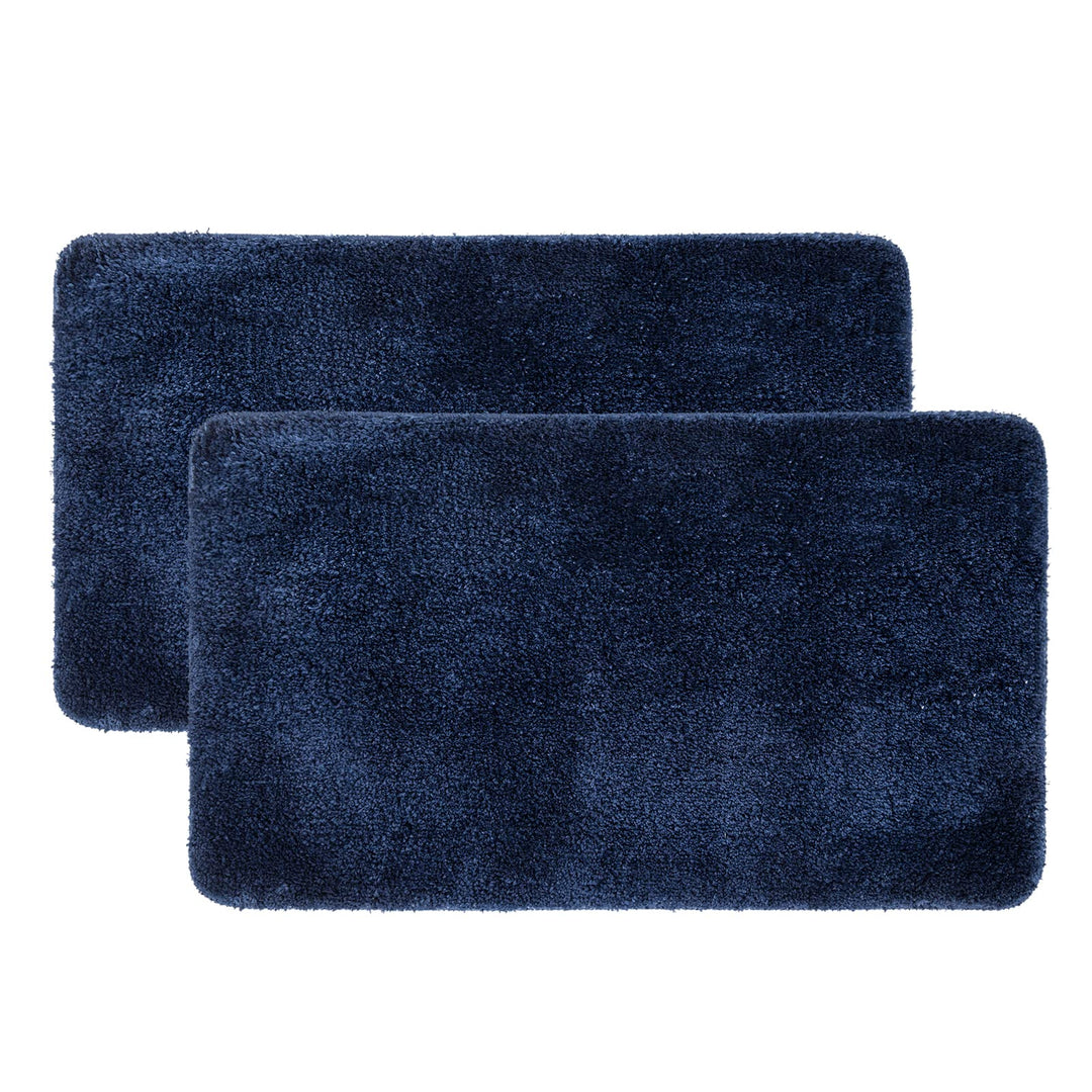 MIULEE Teppich Badgarnitur 2 Teilig Badematte Badezimmerteppich Badvorleger Rutschfest Waschbar Bett