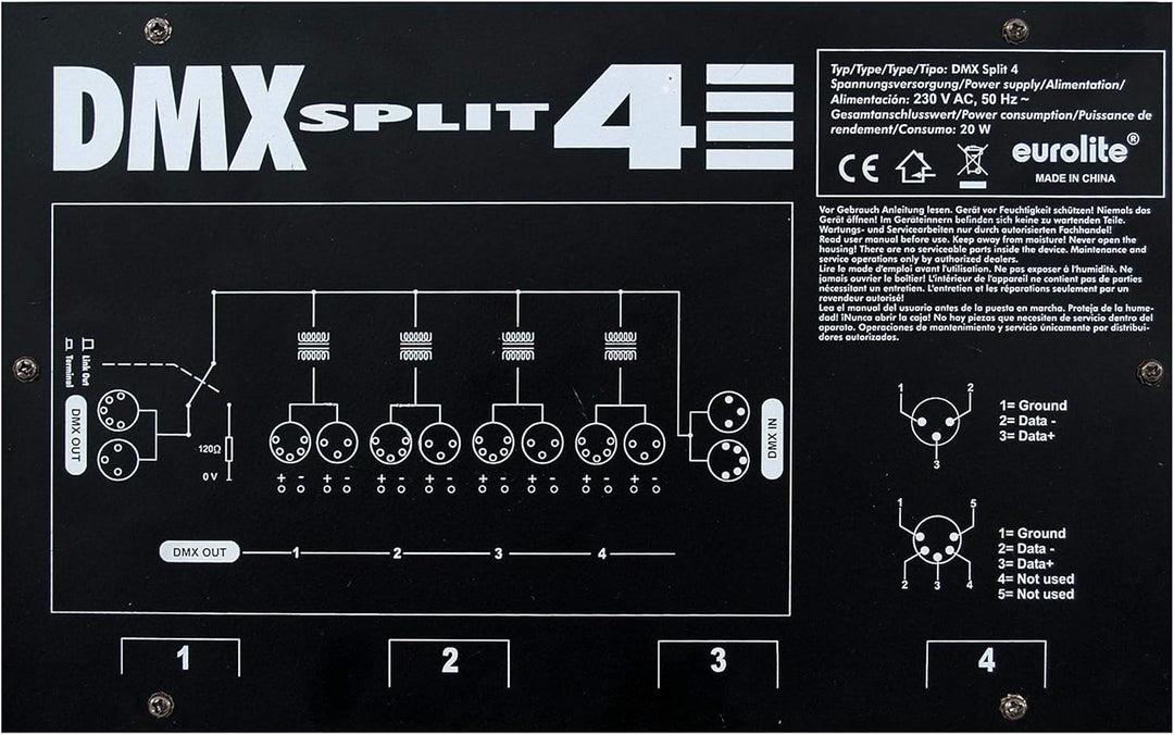 EUROLITE DMX Split 4