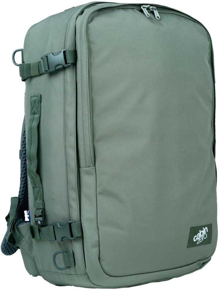 Cabinzero Unisex Rucksack 35x54x20 Georgisches Khaki, 35x54x20 Georgisches Khaki
