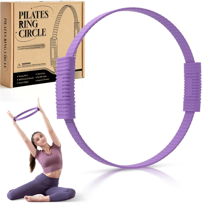 Pilates-Ring, 35,6 cm, magischer Kreis, Pilates-Ringe zur Konzentration auf die Stärkung der inneren