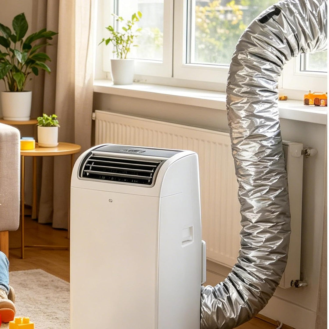 Isolierhülle Für Klimaanlagen-Abluftschlauch | 5 Bis 5.9 Zoll Durchmesser, Mit 2 Verstellbaren Befes