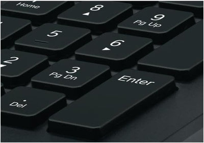 Logitech K280e Pro Kabelgebundene Business Tastatur für Windows, Linux und Chrome, USB-Anschluss, Ha