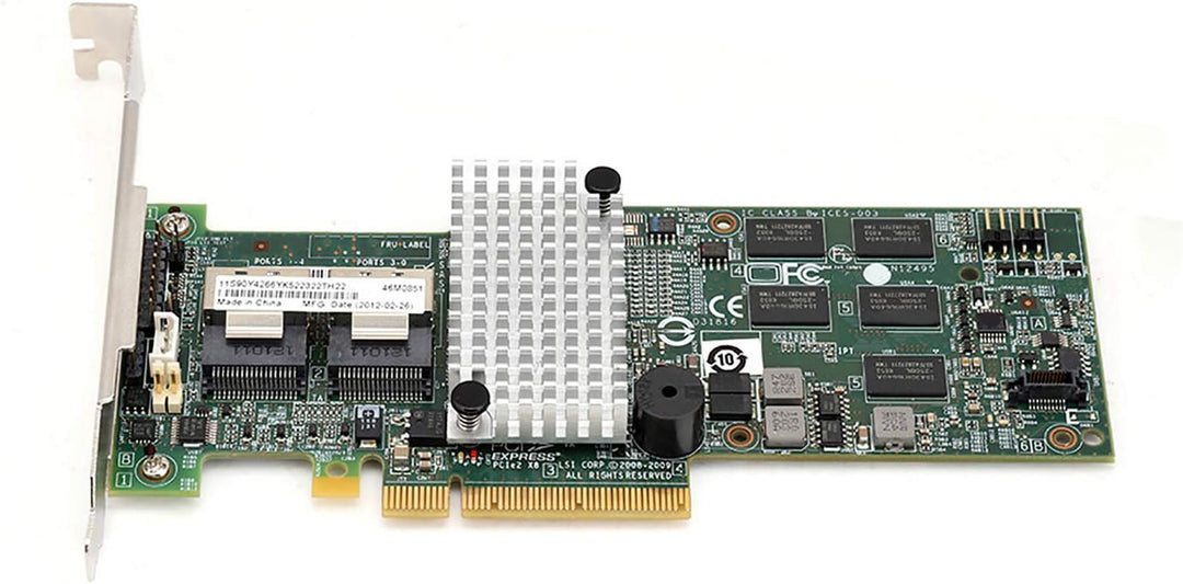 IBM M5015 Megaraid, SAS Controller RAID 6G PCIe Bang 9260‑8i SATA und Olufsen X8 für LSI 46M0851