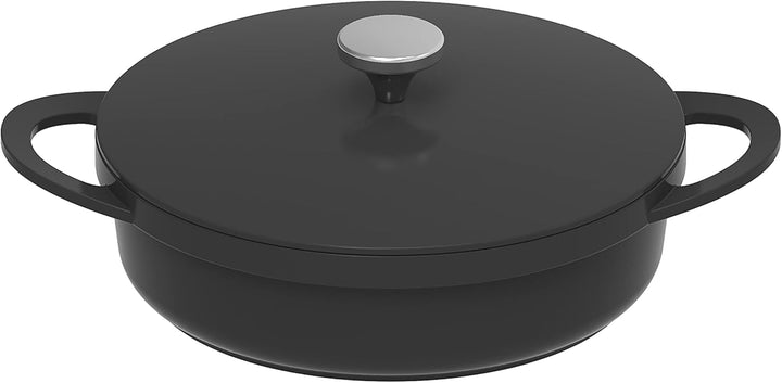 KOPF Schmorpfanne Aluguss Atavola Ø 28 cm mit ILAG Basic Antihaftbeschichtung, Induktion Servierpfan