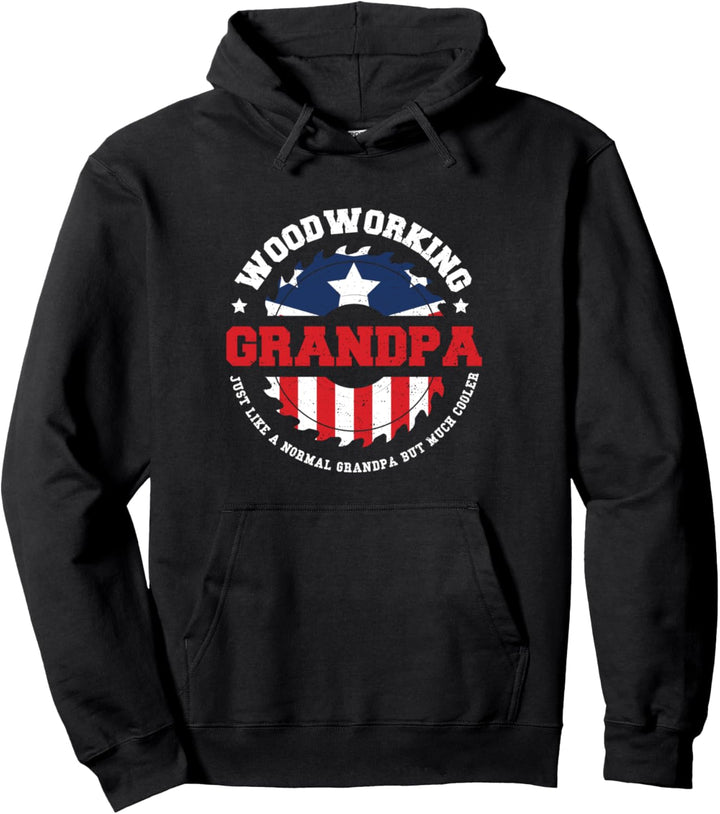 Woordwork: Woodworking Grandpa - Opa Sprüche Pullover Hoodie