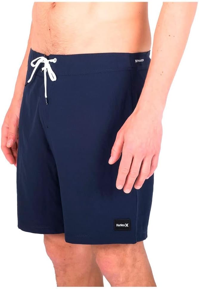 Hurley Herren Phantom O&o Solid 18' Board-Shorts, Obsidian, 42