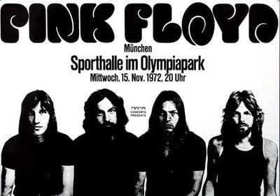 Pink Floyd - Germany, München 1972 » Konzertplakat/Premium Poster | Live Konzert Veranstaltung | DIN