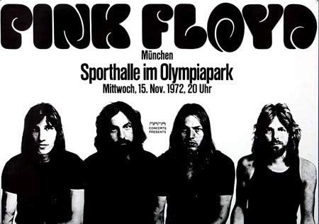 Pink Floyd - Germany, München 1972 » Konzertplakat/Premium Poster | Live Konzert Veranstaltung | DIN