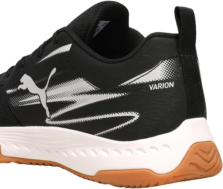 PUMA Unisex Kinder Varion Ii Jr Indoor Court Shoe 33 EU Puma Black Cool Light Gray Gum, 33 EU Puma B