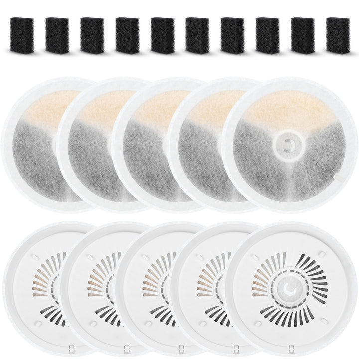 10 Stück Katzenbrunnen Filter für Petkit Eversweet Solo SE/Solo 2/3 Pro / 3 / 2s Katzen Trinkbrunnen