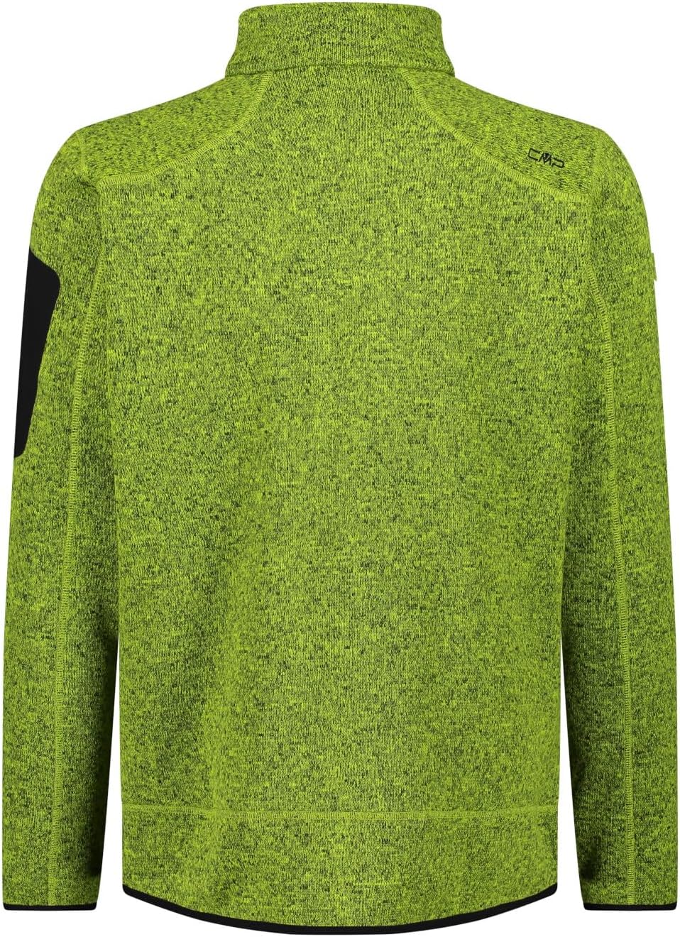 CMP Herren Knit tech mélange Fleece Jacket Fleecejacke XL Acido-Nero, XL Acido-Nero