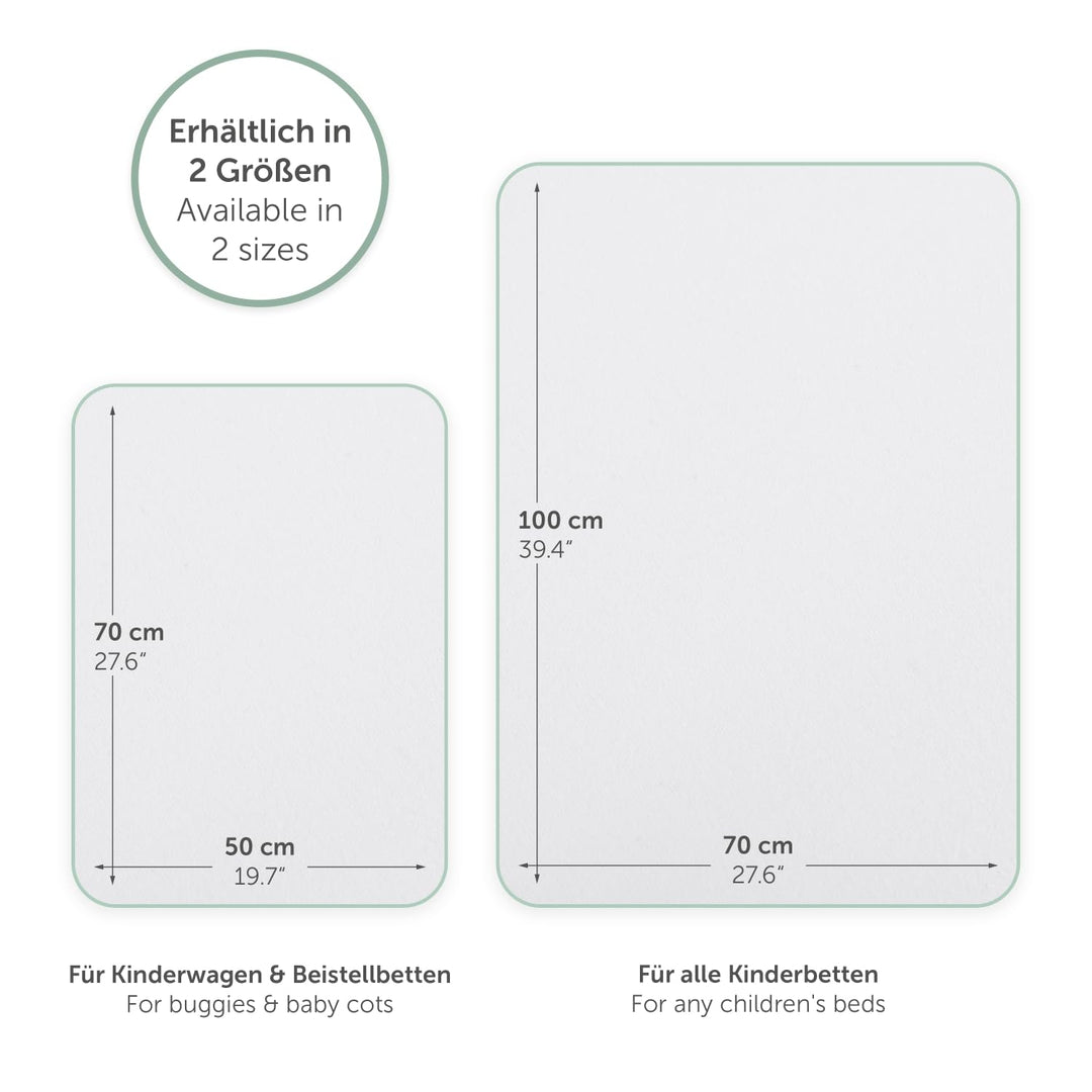 Laleni Inkontinenzunterlage wasserdicht & atmungsaktiv 70x100 cm für Babys | Molton Matratzenauflage
