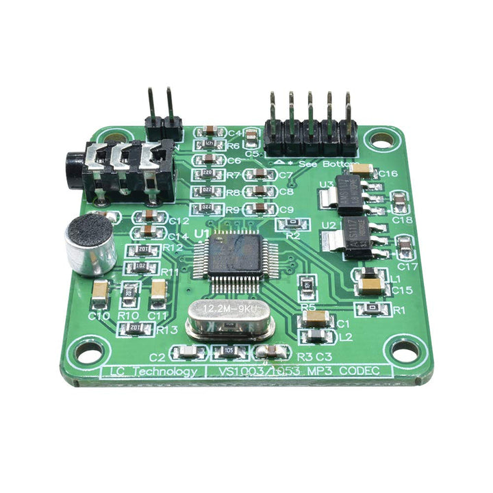 Hailege VS1053 MP3 Audio Player Modul Audio Decoder Board Onboard Aufnahme Mikrofon SPI Schnittstell