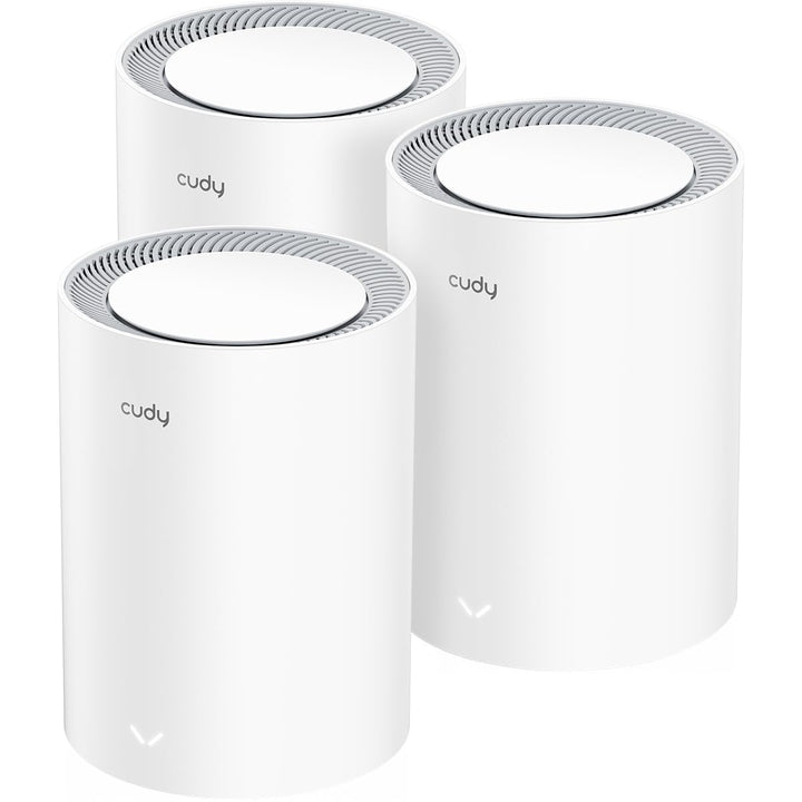 Cudy Dual Band BE3600 WiFi 7 Wi-Fi Mesh System, 3,6 Gbit/s 160 MHz, Abdeckung bis zu 7000 m², 3 Giga