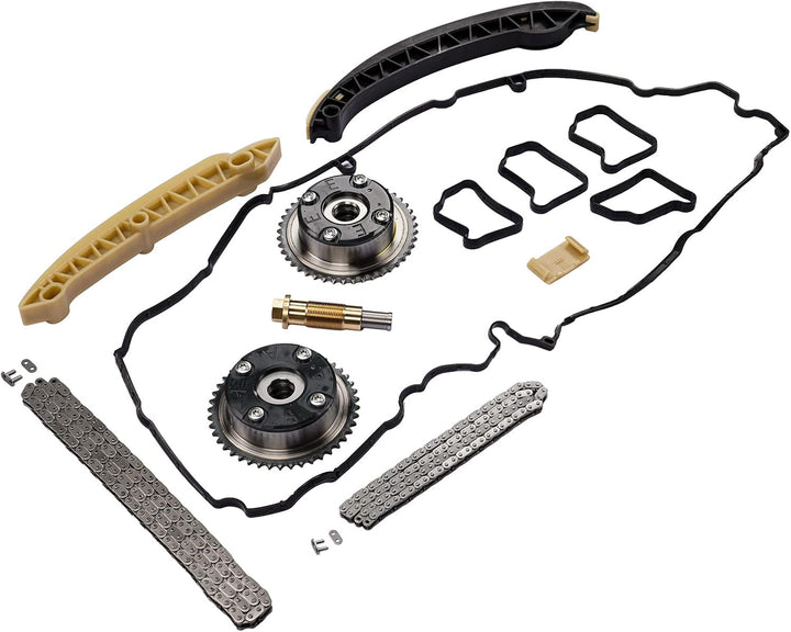 Bisenya Steuerkettensatz Nockenwellenversteller Zündzeitpunkt-Kit Kompatibel mit M271 W203 CL203 S20