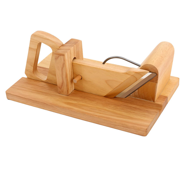 Manuell Wurstschneider, Holz Wurstschneidemaschine mit Lebensmittelhalterhaken, Käseschneider, Edels