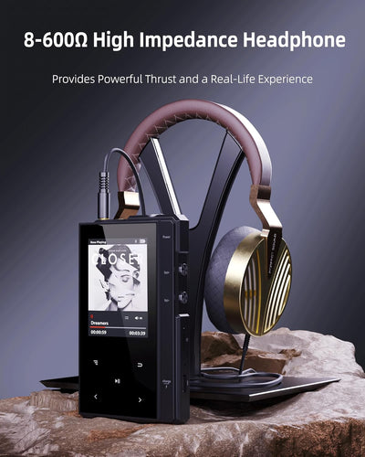 Hardware-Decode DSD512 HiFi MP3 Player mit Bluetooth, Verlustfreier Hochauflösender Digitaler Audio