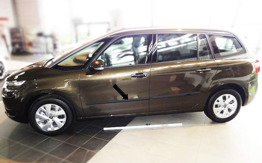 Spangenberg Seitenschutzleisten schwarz passend für Citroen C4 Grand Picasso II Citroën ab Baujahr 0