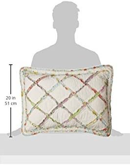 Laura Ashley | Ruffle Garden Collection 100% Baumwolle, ultraweicher Standard-Kissenbezug mit Hotelv