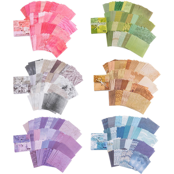 600 Blatt Vintage Scrapbook Papier, MaehSab DIY Journaling Supplies Dekorative Bastelpapier Ästhetis