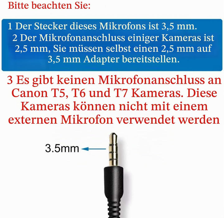 Nicama LVM1 Lavalier Mikrofon mit 1 Windschutzscheibe, Kondensator Freisprech Ansteck Revers Mikrofo
