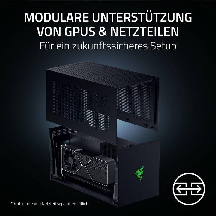 Razer Core X V2 - Externes Desktop-Grafikgehäuse für Thunderbolt Laptops - Next-Gen Thunderbolt 5 Pe