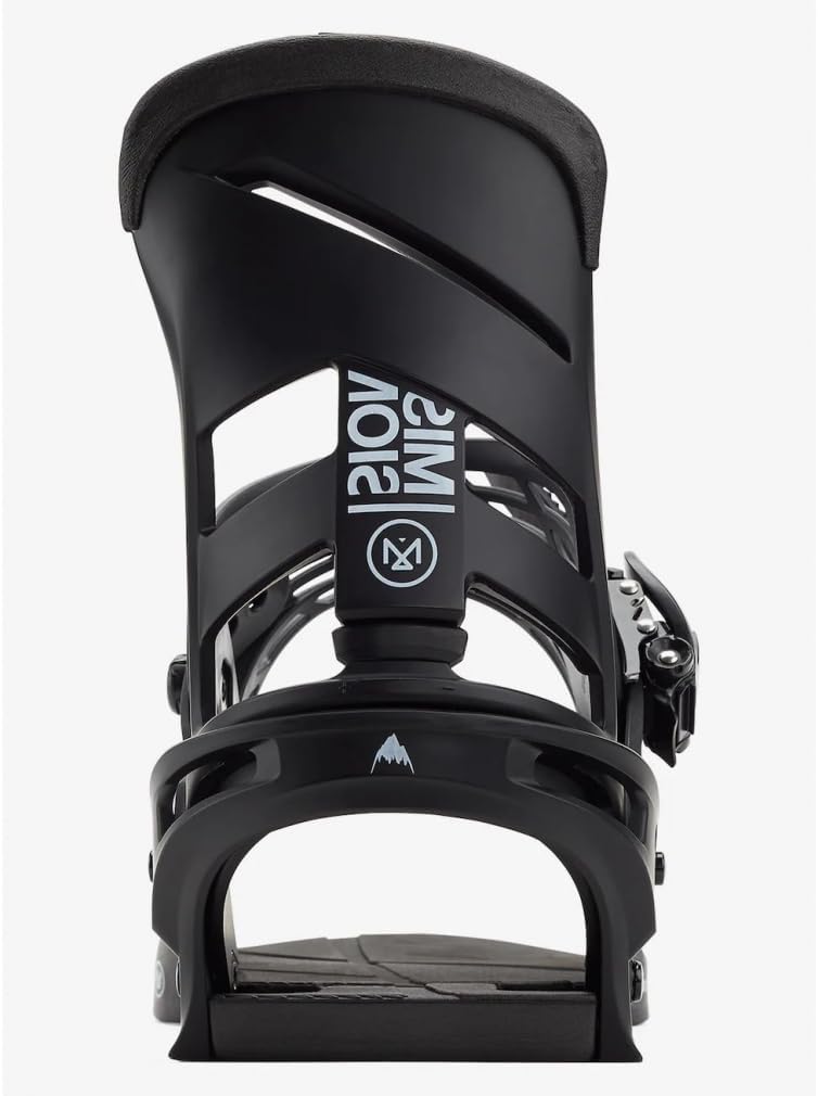 Burton Mission Snowboardbindung Schwarz S, Schwarz S