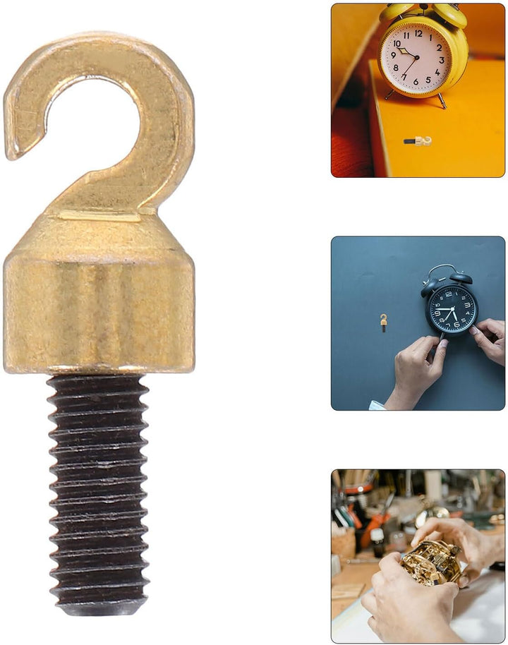 iplusmile 2 Stück M5 Gewichtshaken für Standuhr Gewichte Offener Haken aus Robustem Material für Vin