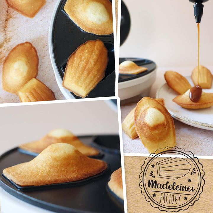 ScrapCooking - Madeleines-Maschine - Madeleines Factory - Weiche Madeleines in 4 Minuten - Geschenki