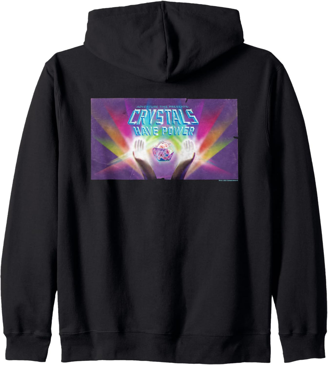 Adventure Time Crystals Have Power Card Kapuzenjacke