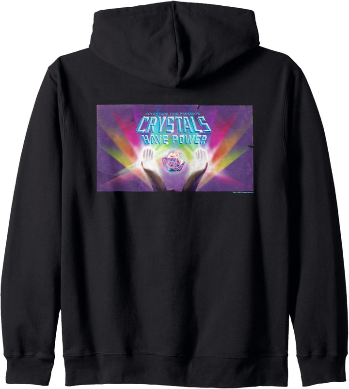 Adventure Time Crystals Have Power Card Kapuzenjacke