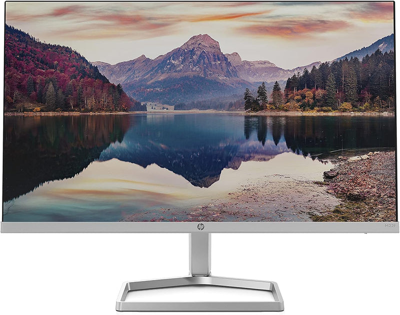 HP M22f Monitor - 21,5 Zoll Bildschirm, Full HD IPS Display, 75Hz, 5ms Reaktionszeit, VGA, HDMI 1.4,