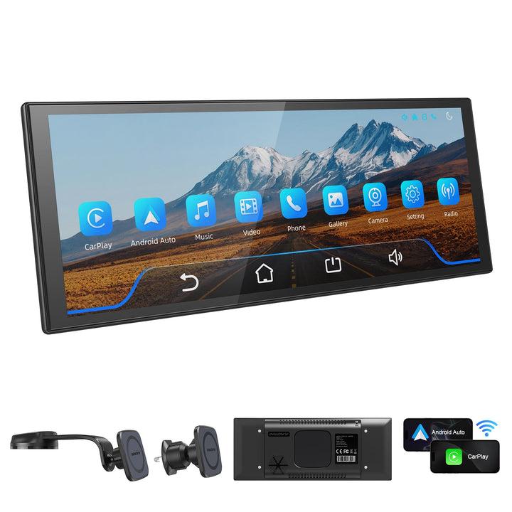 INNOVV 10,3-Zoll-Carplay-Bildschirm für Autos, 1920 * 720 IPS-Touchscreen-Autoradio mit GPS-Navigati