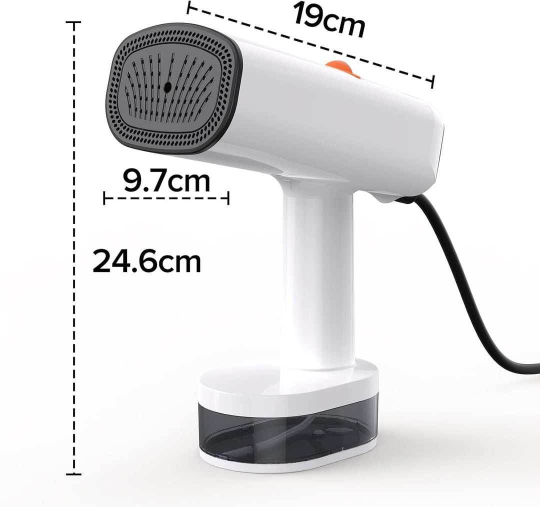 Lubluelu 2100W Garment Steamer, Fast-Heating Handheld Clothes Steamer with 6000Pa Suction, Portable