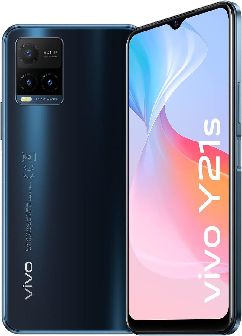 VIVO Y21s 4GB +128GB Smartphone, 50MP Main Camera, 5000mAh Battery, FastCharge with 18W, 8MP Super N