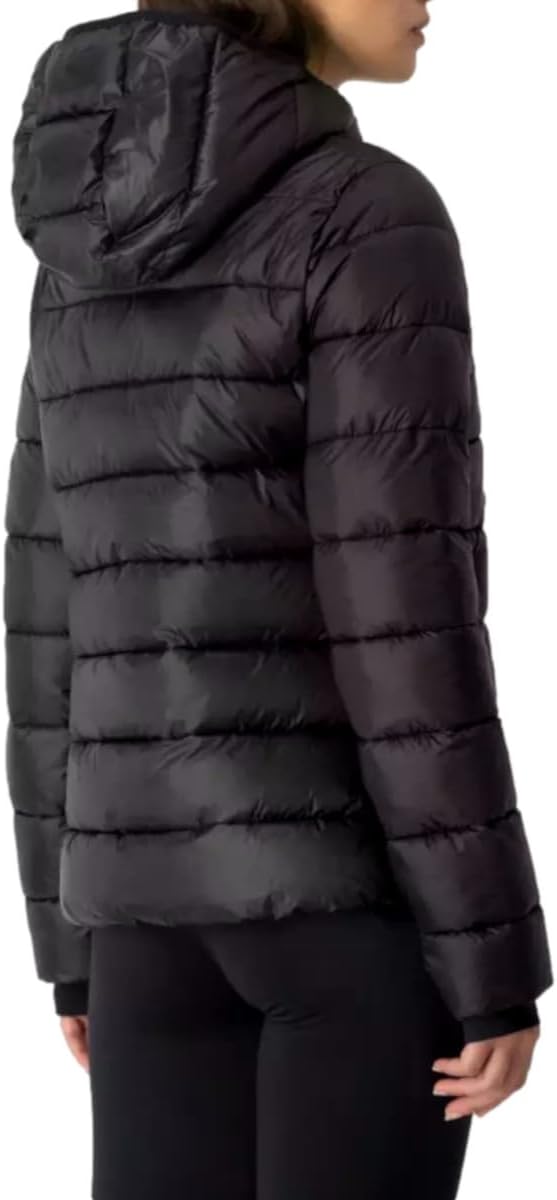 Champion Damen Outdoor Small Script Logo Arm Jacke L Schwarz, L Schwarz